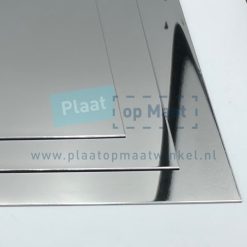 RVS 304 Mirror 8 vlakke plaat